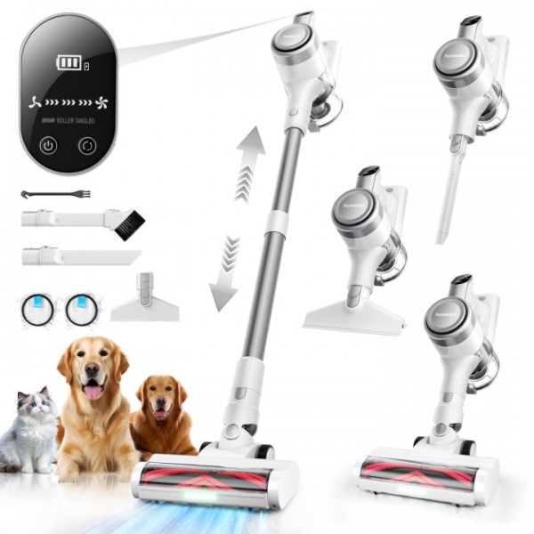 Homeika Cordless Vacuum Cleaner, 300W 23KPa Powerf...