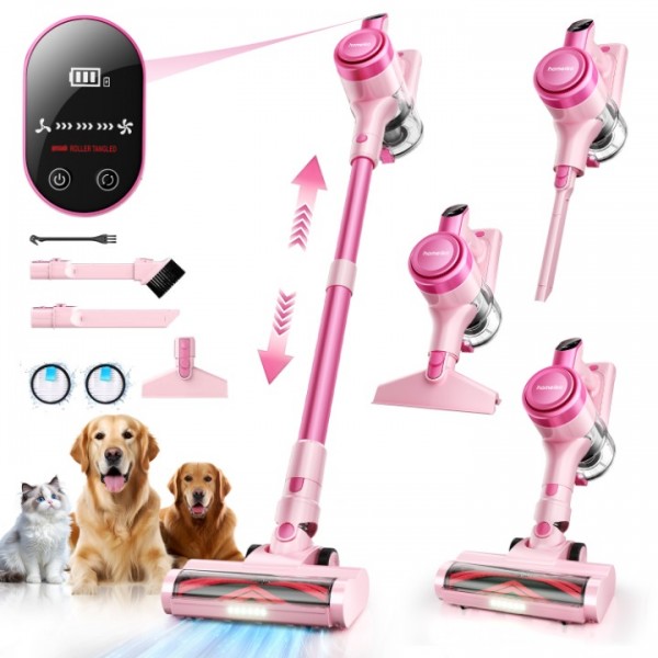 Homeika Cordless Vacuum Cleaner, 300W 23KPa Powerf...