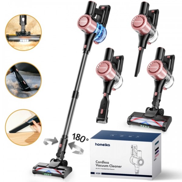 Homeika H320 Cordless Vacuum Cleaner, 28KPA Powerf...